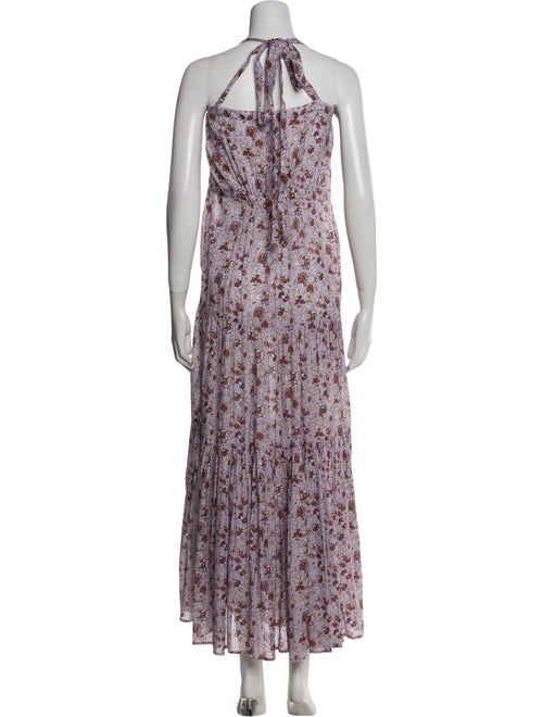 Veronica Beard Floral Print Long Dress