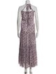 Veronica Beard Floral Print Long Dress