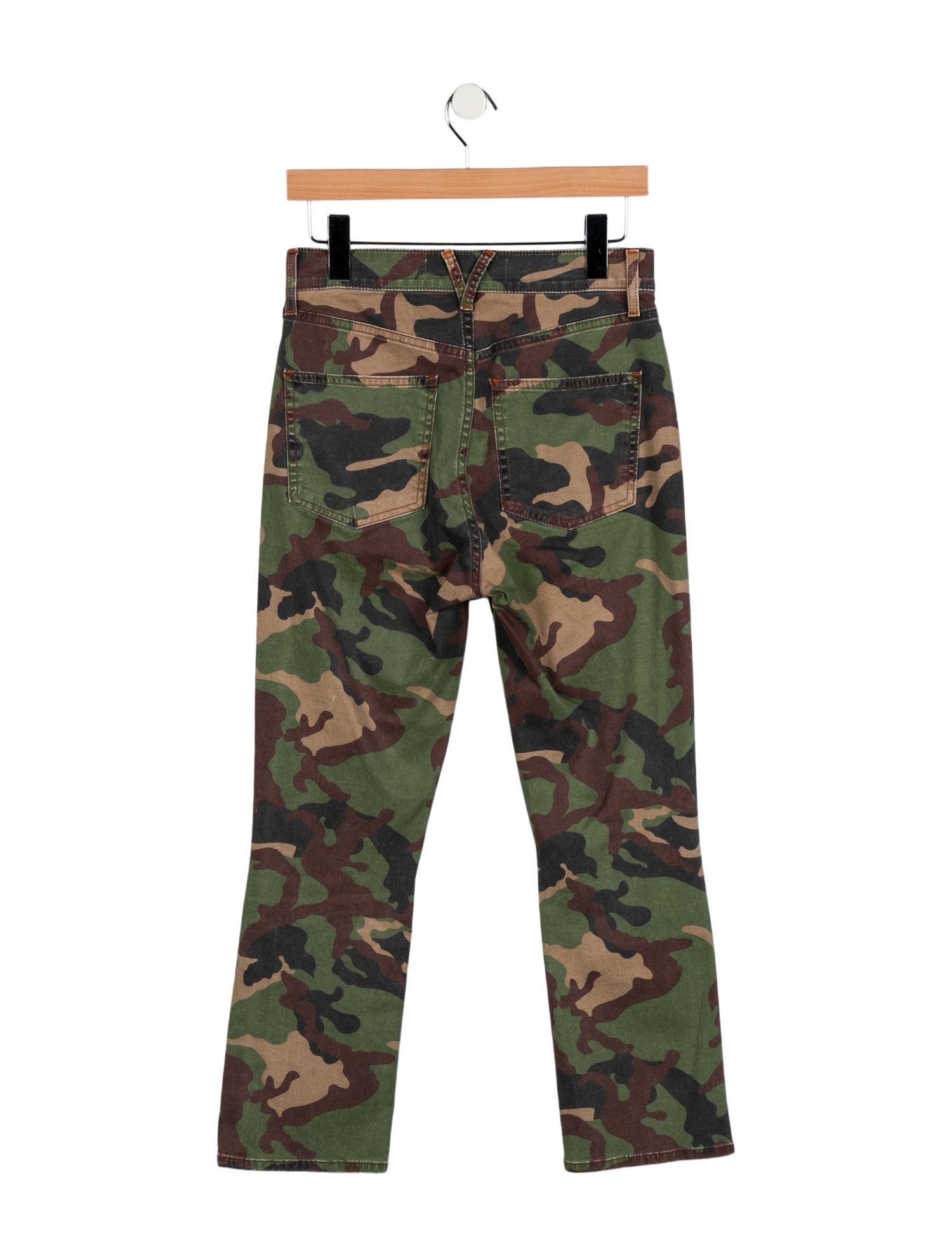 Veronica Beard Mid-Rise Straight Leg Jeans