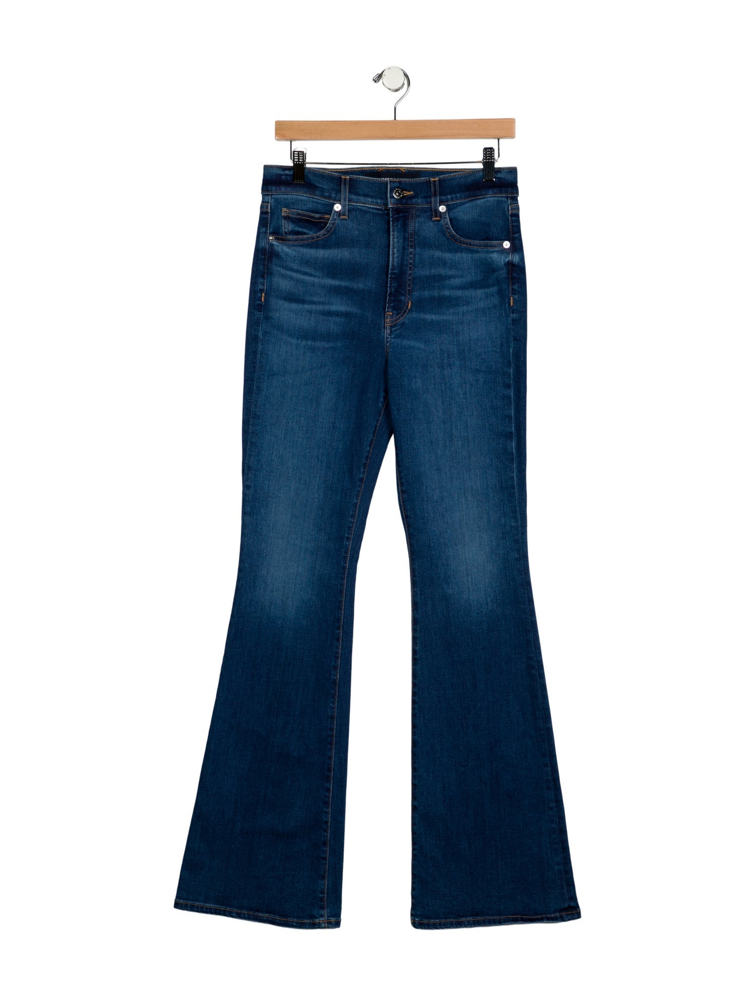 Veronica Beard High-Rise Wide Leg Jeans