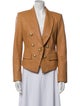 Veronica Beard Lamb Leather Blazer