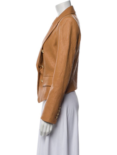 Veronica Beard Lamb Leather Blazer