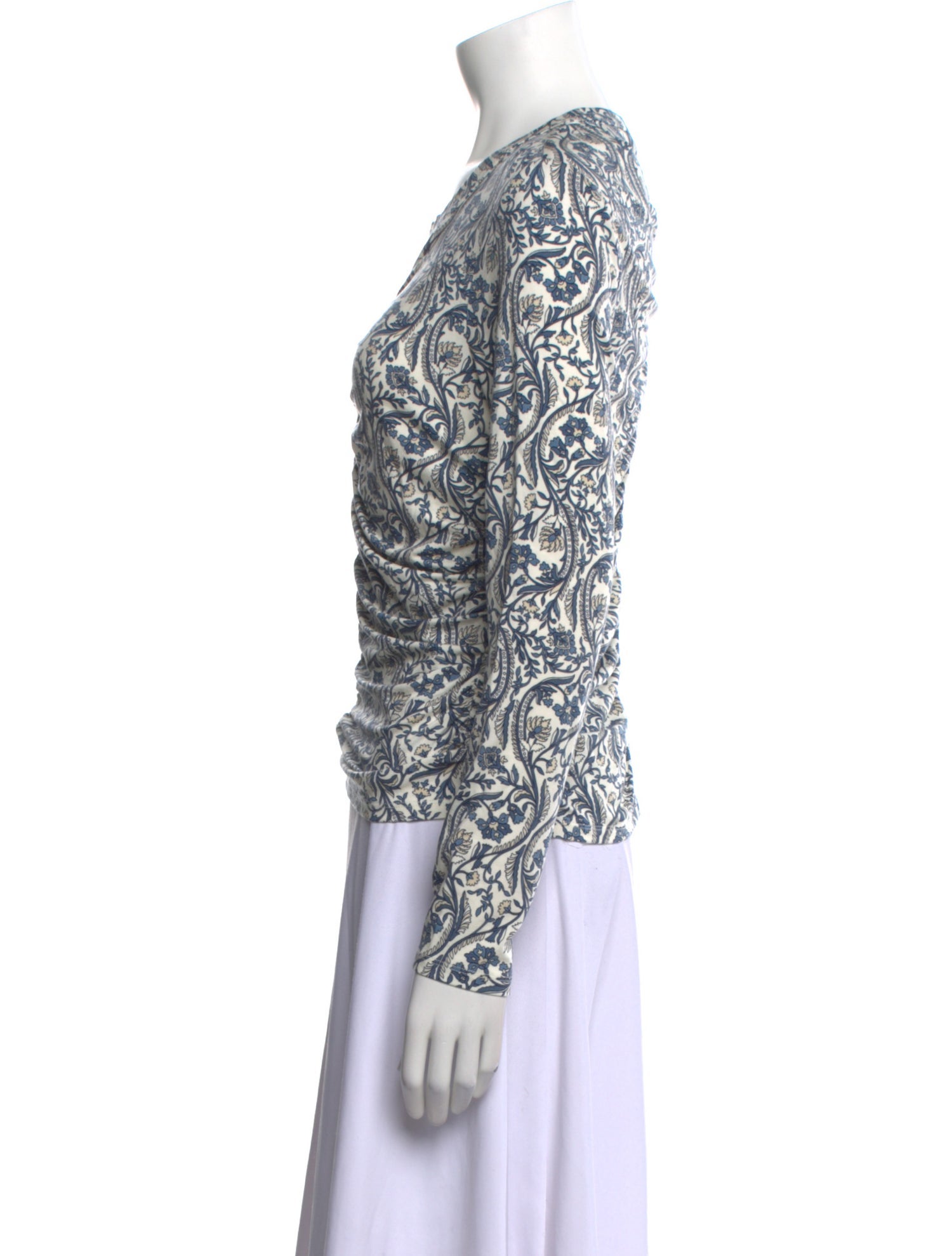 Veronica Beard Printed Crew Neck Sweatshirt w/ Tags