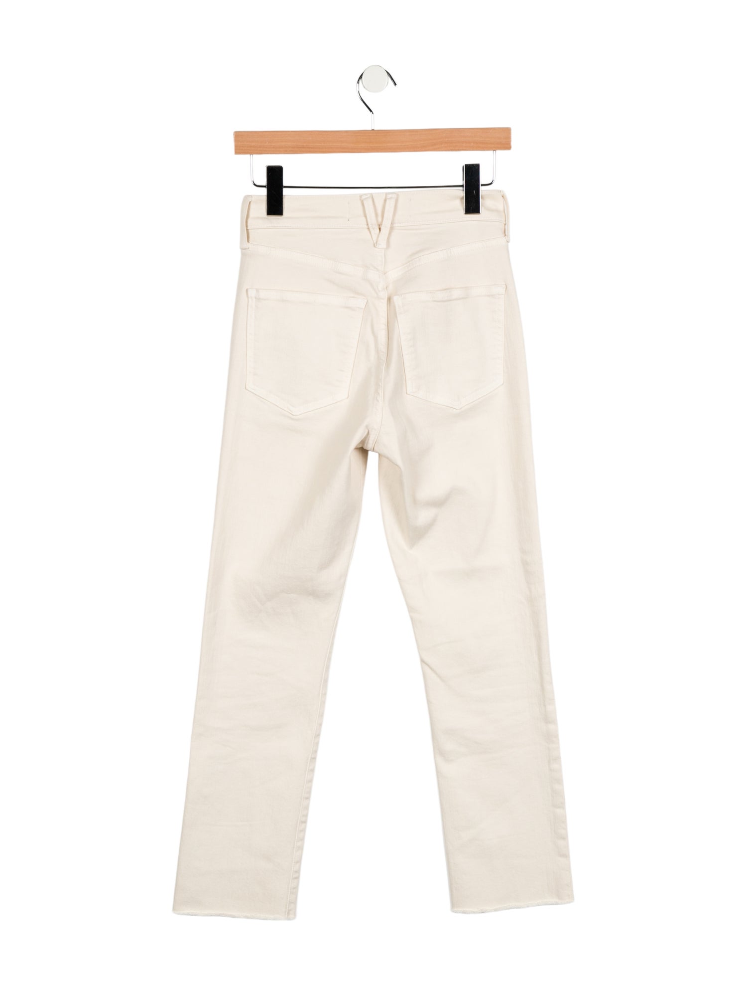 Veronica Beard Mid-Rise Straight Leg Jeans