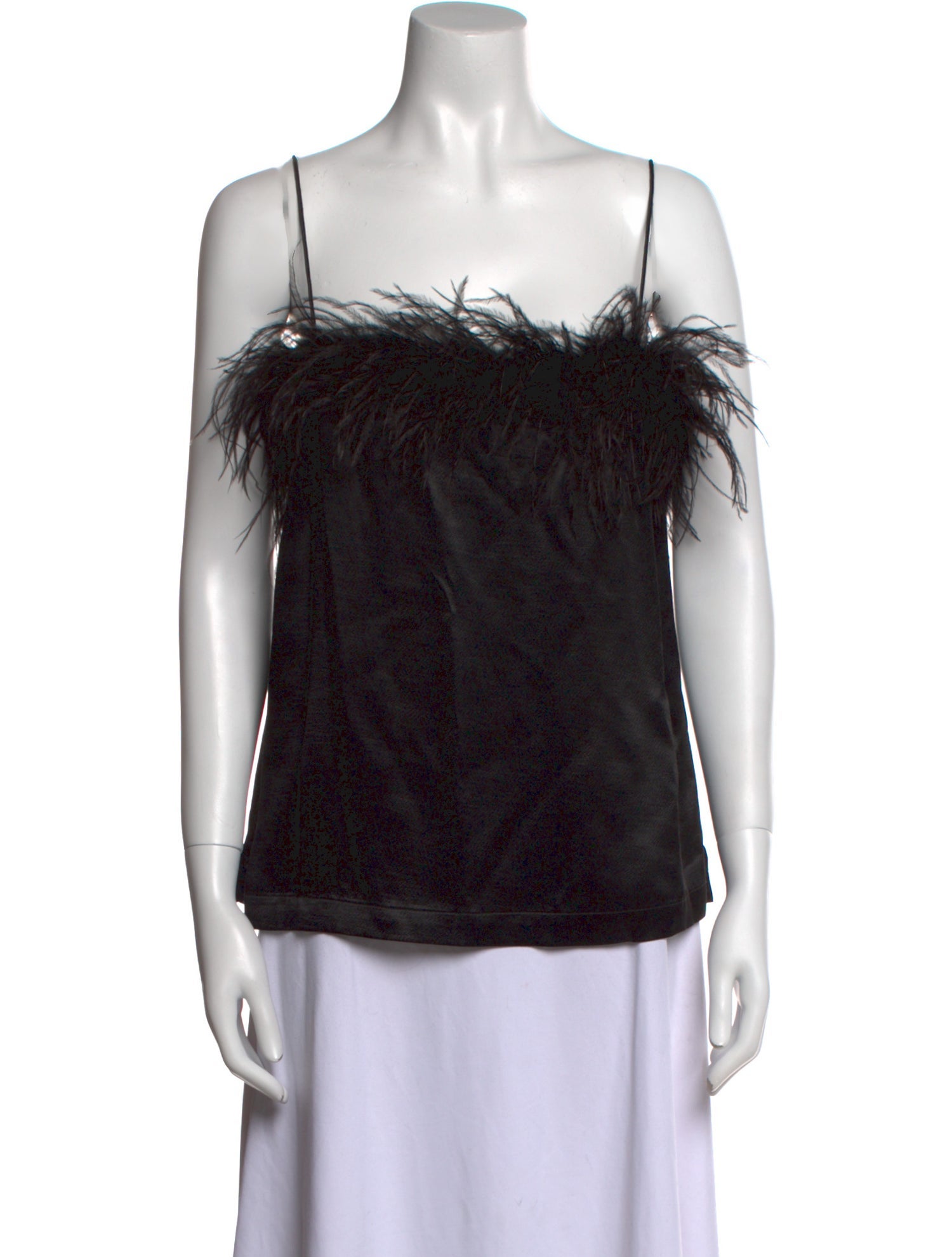 Veronica Beard Square Neckline Sleeveless Top