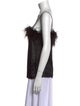 Veronica Beard Square Neckline Sleeveless Top