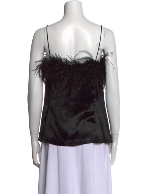 Veronica Beard Square Neckline Sleeveless Top