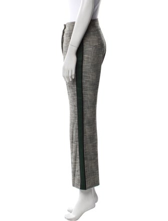 Veronica Beard Plaid Print Wide Leg Pants