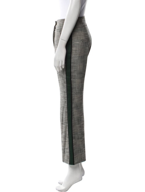 Veronica Beard Plaid Print Wide Leg Pants