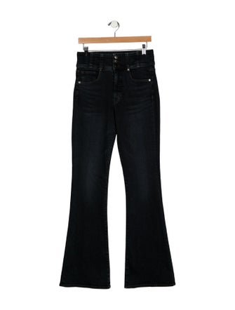 Veronica Beard High-Rise Wide Leg Jeans