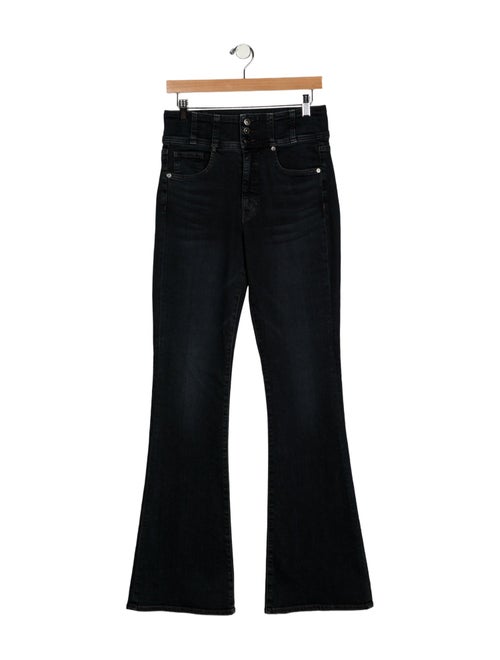 Veronica Beard High-Rise Wide Leg Jeans