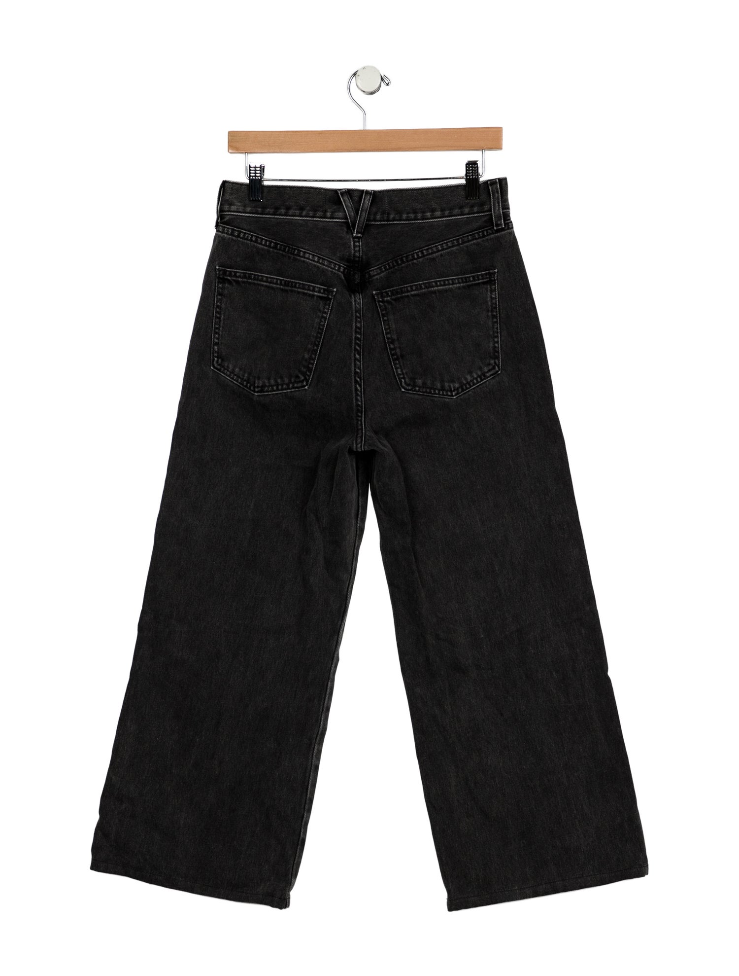 Veronica Beard High-Rise Wide Leg Jeans