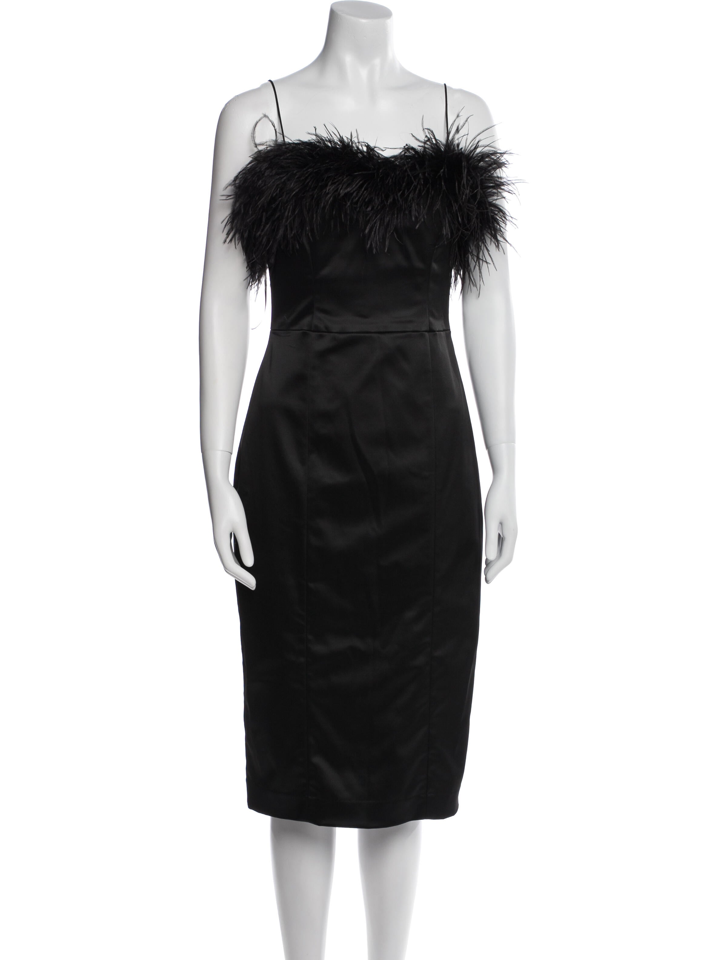 Veronica Beard Square Neckline Midi Length Dress