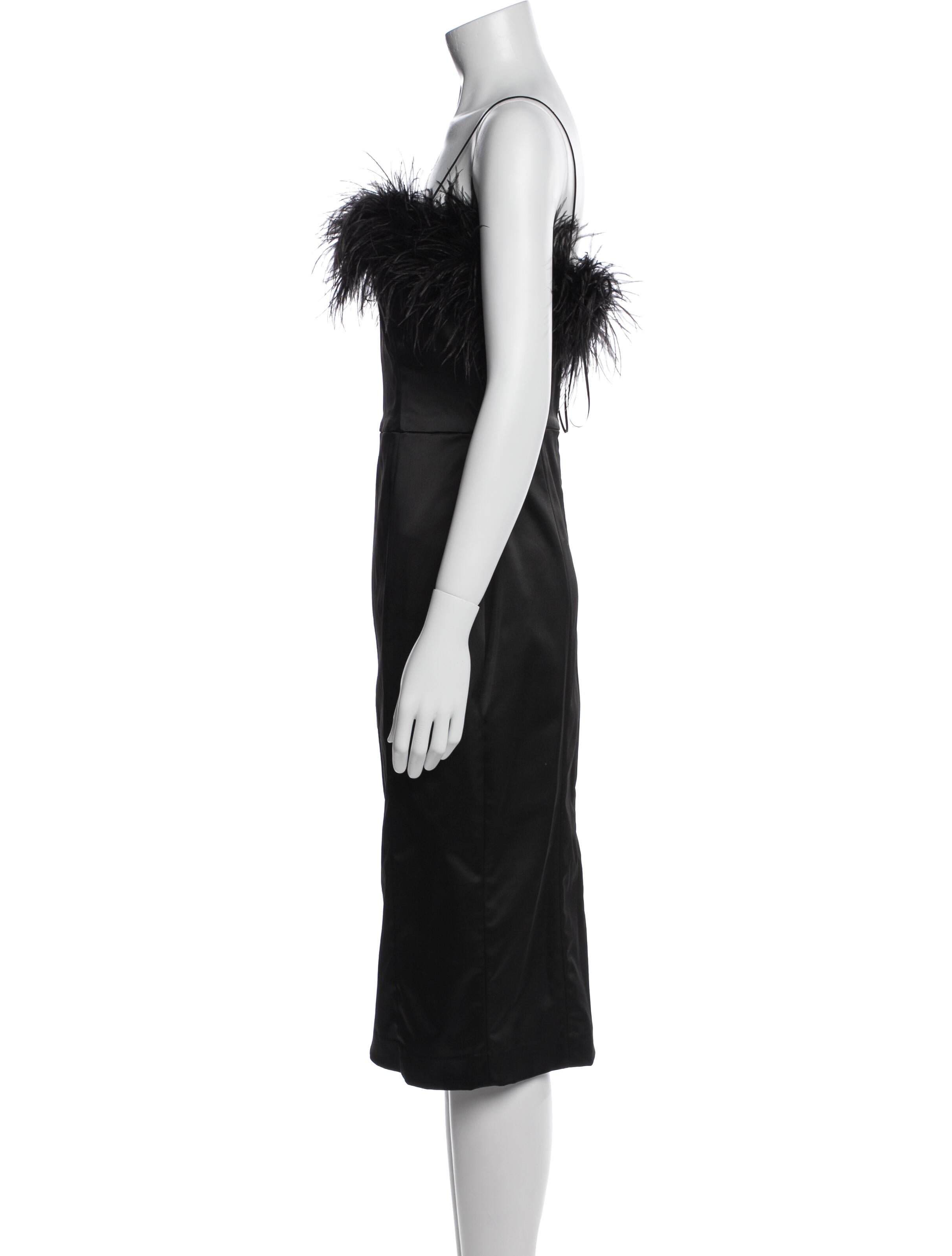 Veronica Beard Square Neckline Midi Length Dress