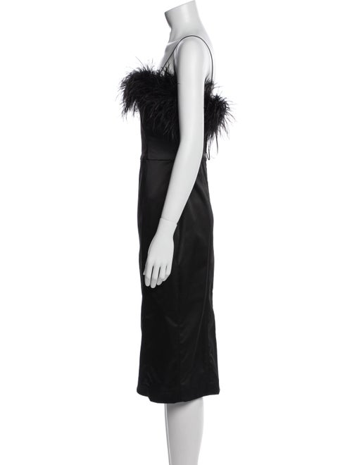 Veronica Beard Square Neckline Midi Length Dress