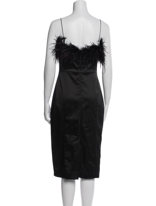 Veronica Beard Square Neckline Midi Length Dress