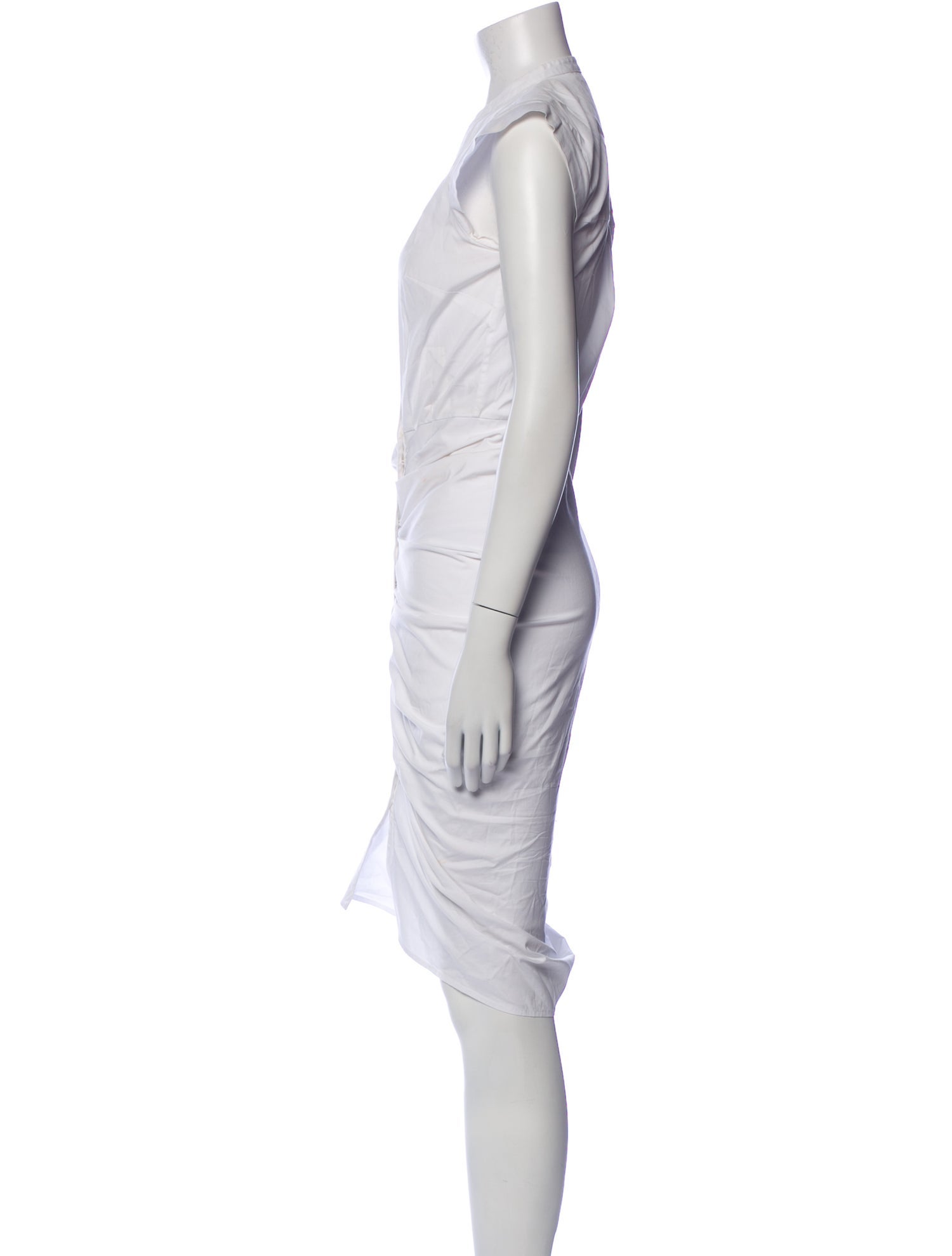 Veronica Beard V-Neck Midi Length Dress