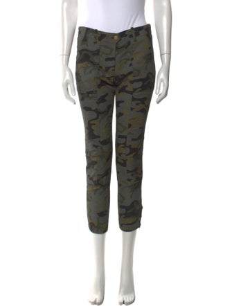 Veronica Beard Printed Skinny Leg Pants