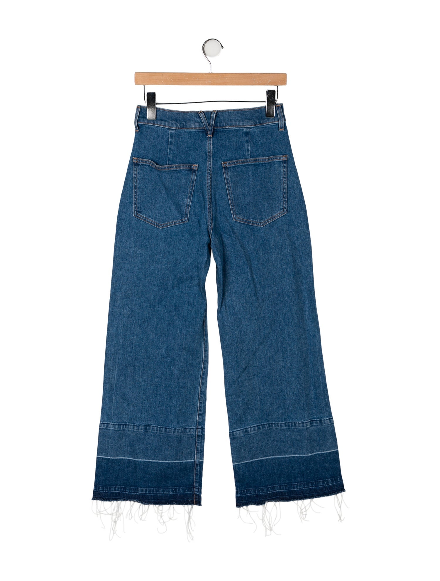 Veronica Beard High-Rise Wide Leg Jeans