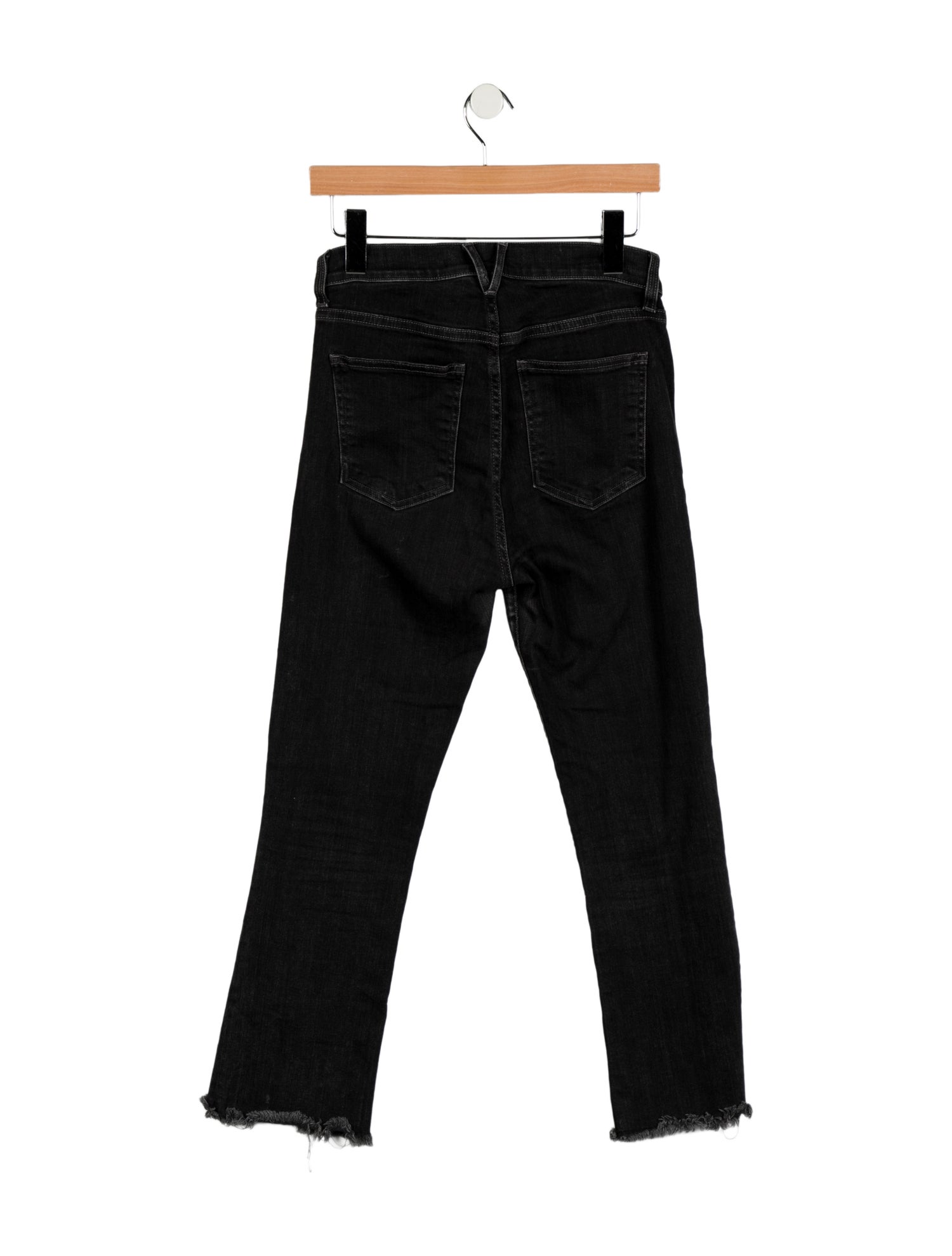 Veronica Beard High-Rise Straight Leg Jeans