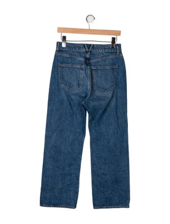 Veronica Beard High-Rise Wide Leg Jeans