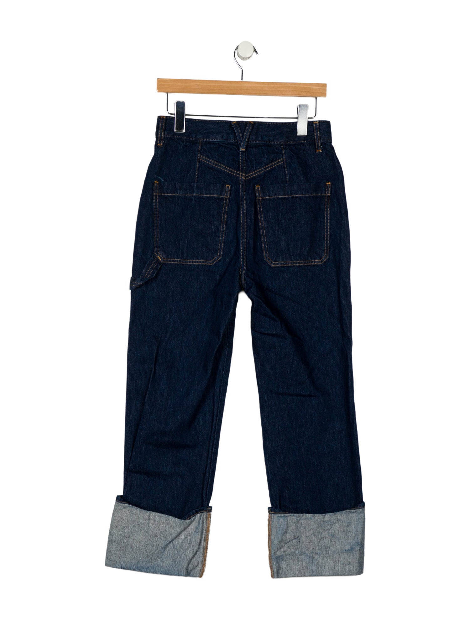 Veronica Beard High-Rise Straight Leg Jeans