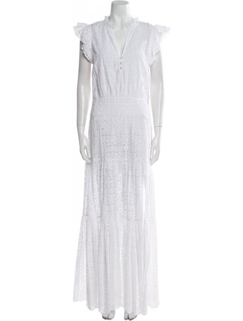 Veronica Beard V-Neck Long Dress