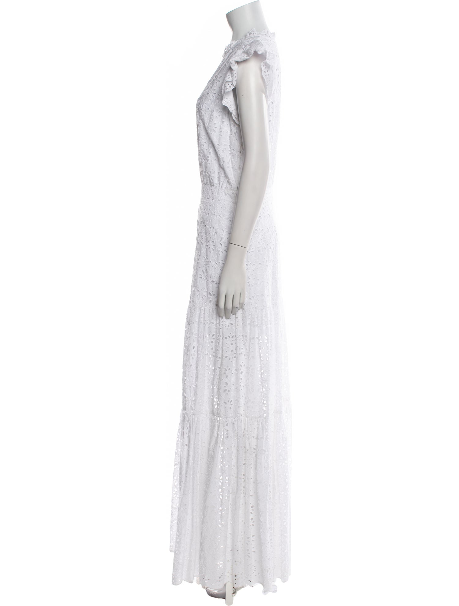 Veronica Beard V-Neck Long Dress