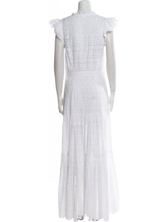 Veronica Beard V-Neck Long Dress