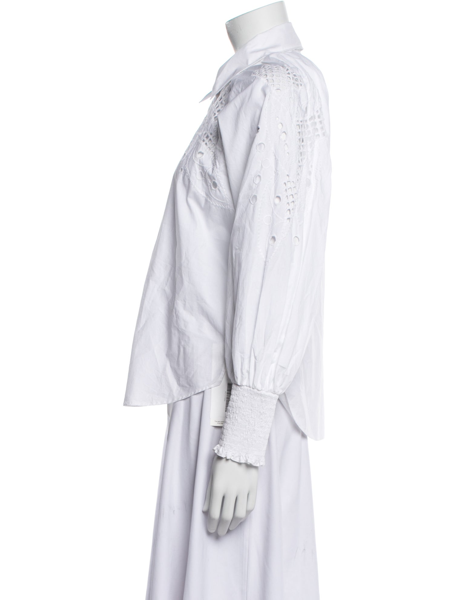 Veronica Beard Long Sleeve Button-Up Top