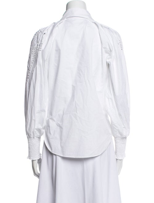 Veronica Beard Long Sleeve Button-Up Top