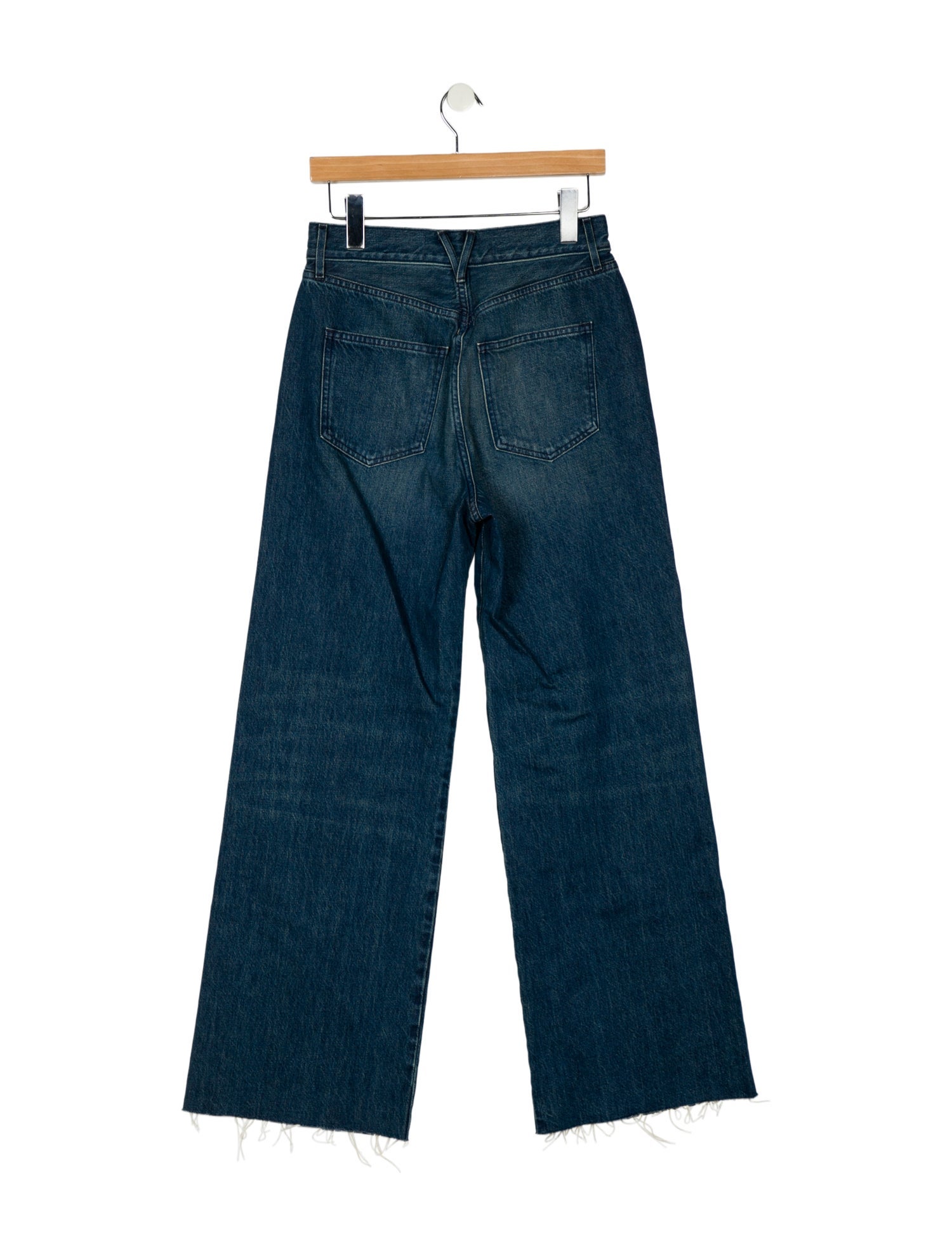 Veronica Beard High-Rise Wide Leg Jeans