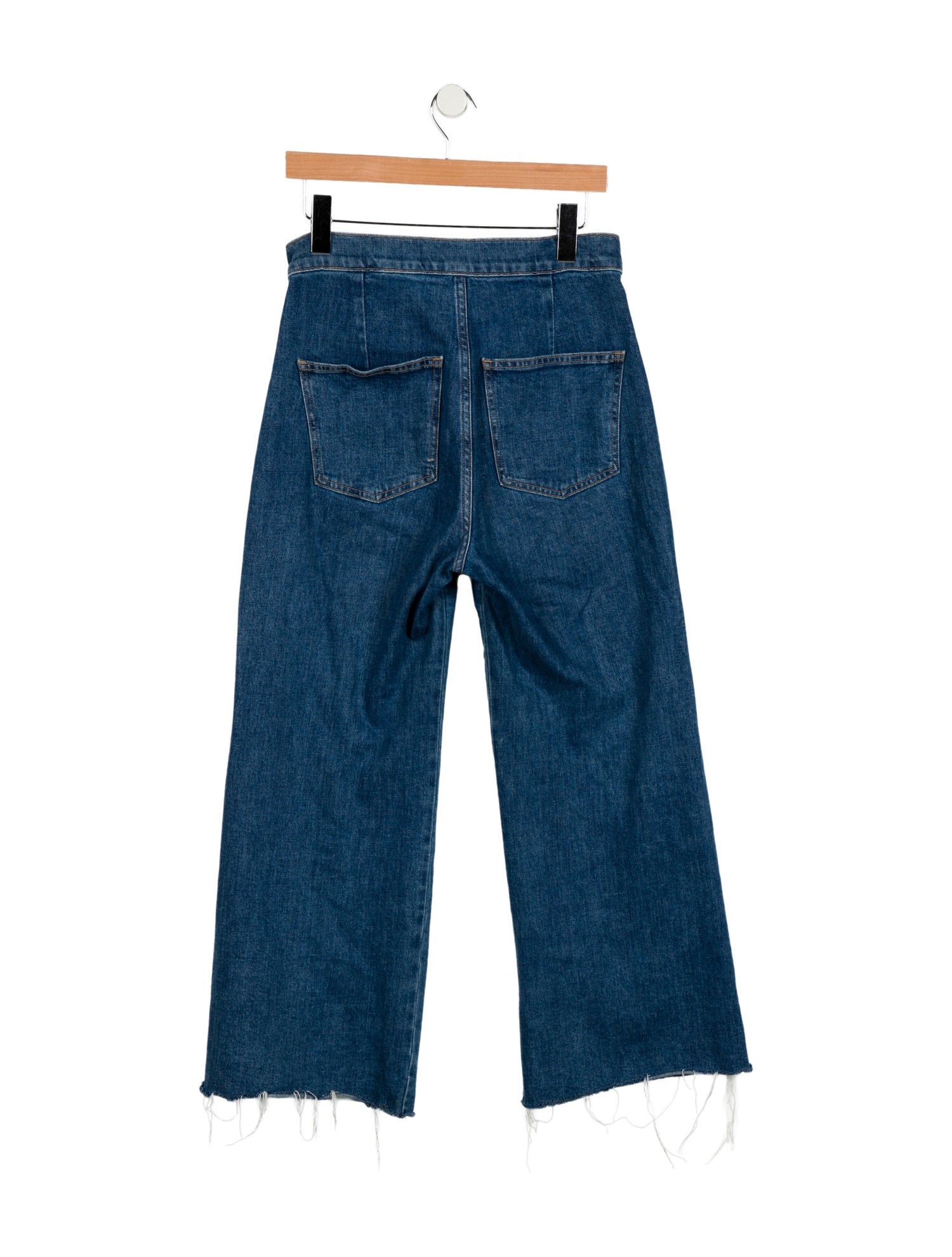 Veronica Beard High-Rise Wide Leg Jeans