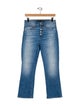 Veronica Beard Mid-Rise Straight Leg Jeans