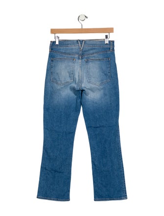 Veronica Beard Mid-Rise Straight Leg Jeans