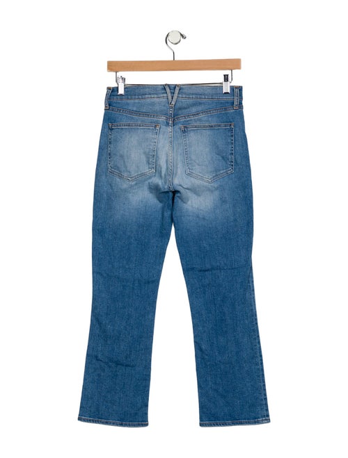 Veronica Beard Mid-Rise Straight Leg Jeans