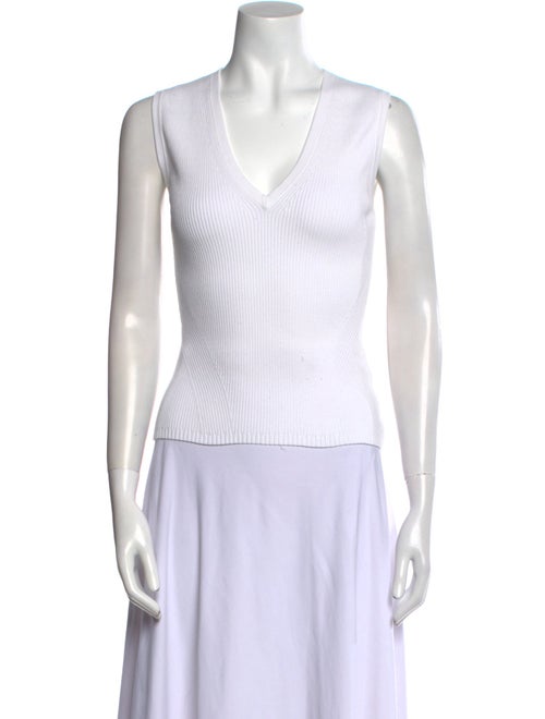 Veronica Beard V-Neck Sleeveless Top