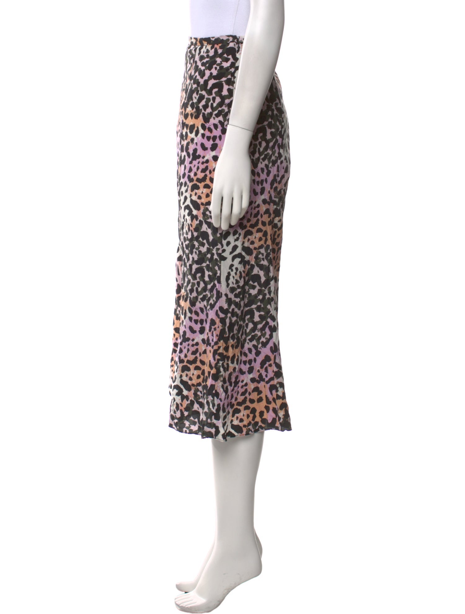 Veronica Beard Silk Midi Length Skirt