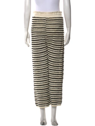 Veronica Beard Striped Wide Leg Pants