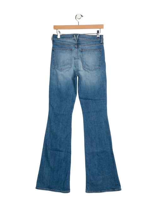 Veronica Beard Mid-Rise Wide Leg Jeans