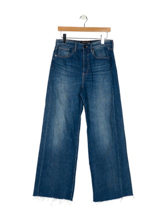 Veronica Beard High-Rise Wide Leg Jeans