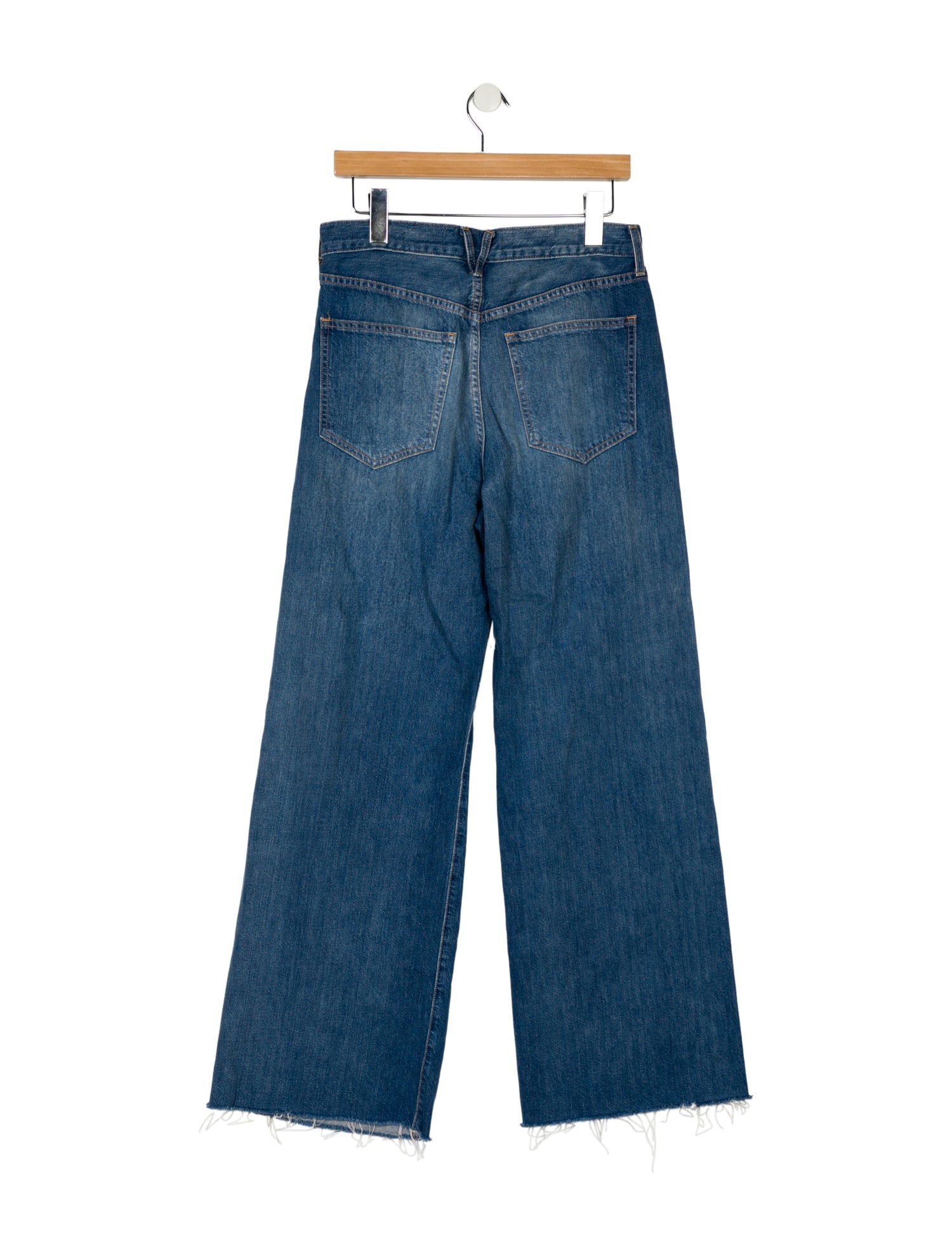 Veronica Beard High-Rise Wide Leg Jeans