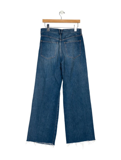 Veronica Beard High-Rise Wide Leg Jeans