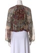 Veronica Beard Silk Printed Blouse