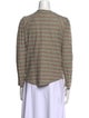 Veronica Beard Striped Crew Neck Top