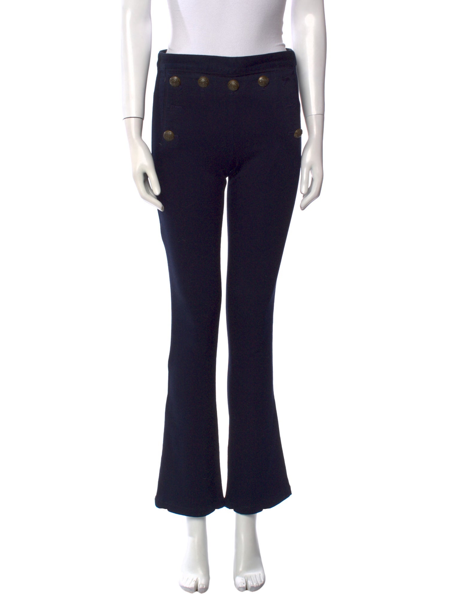 Veronica Beard Mid-Rise Straight Leg Jeans