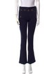 Veronica Beard Mid-Rise Straight Leg Jeans