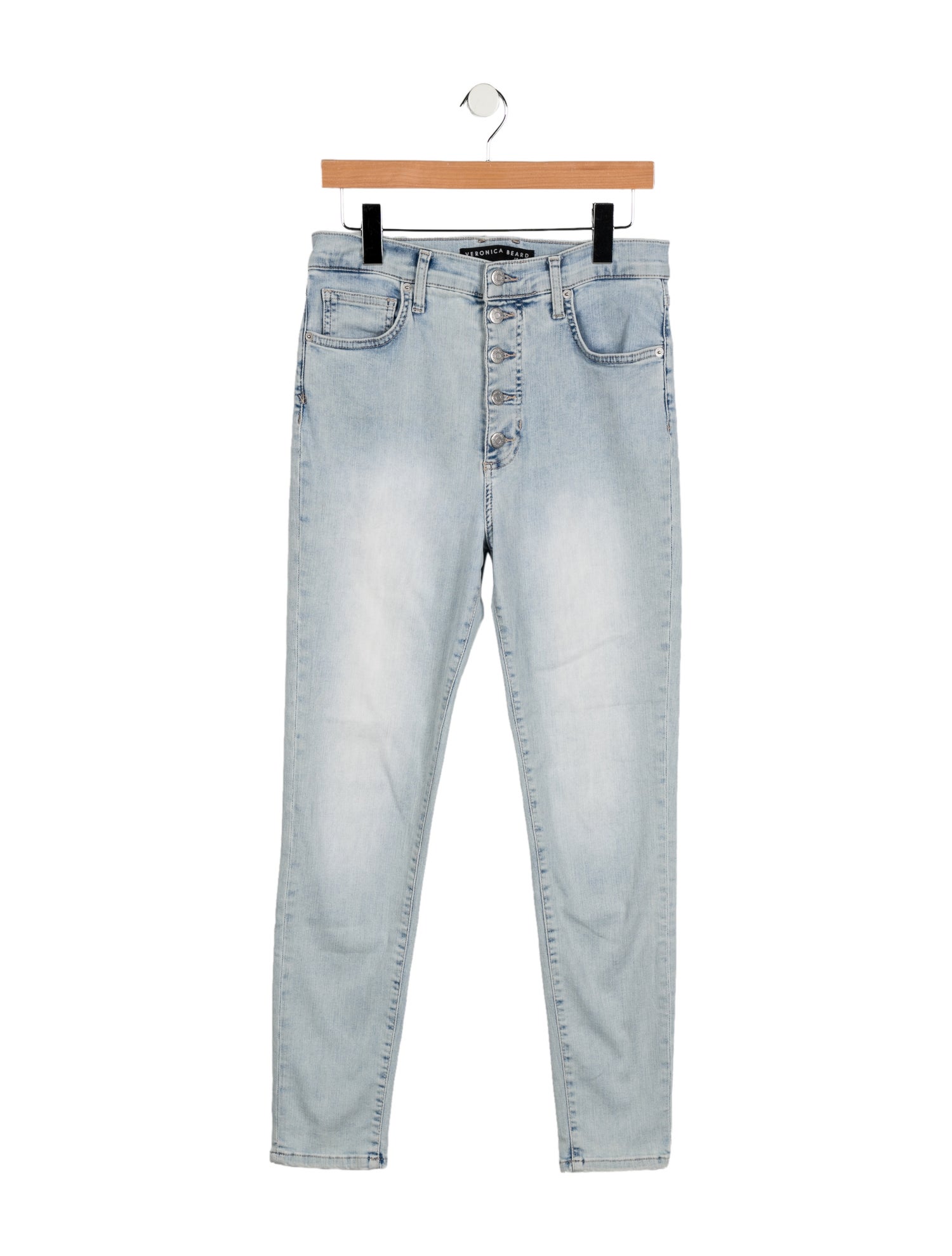 Veronica Beard High-Rise Skinny Leg Jeans