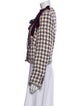 Veronica Beard Plaid Print Evening Jacket