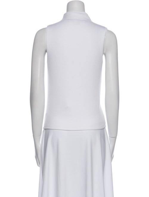 Veronica Beard Mock Neck Sleeveless Top